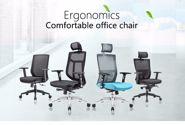 Adjustable Executive Mesh Ergonomic Office Chair with Headrest and Armrest