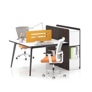 Modern Melamine Executive Office Desk with Cabinet