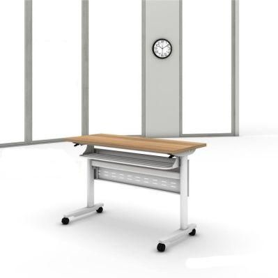 New Design on Sale Desk with Wheels Office Furniture Training Folding Study Desk Adjustable Desk Office Desk