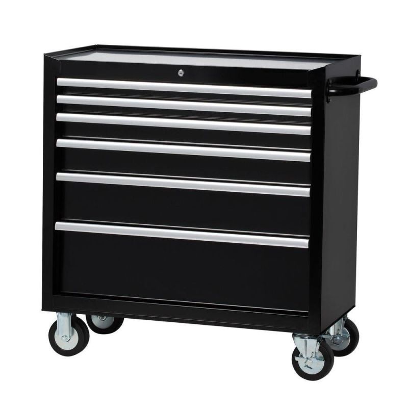Four Wheels Trolley Cart Metal Cabinet
