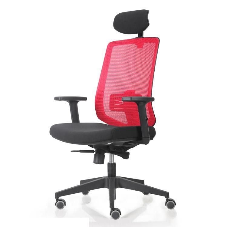 High Back Black Fabric Mesh Office Chair with PP Armrest