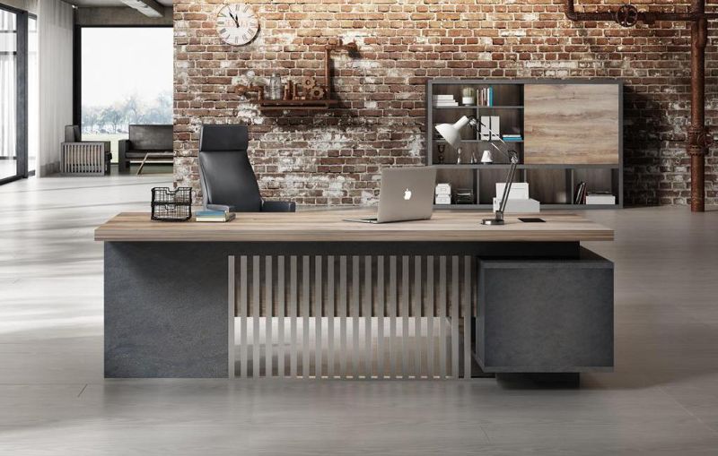 Tahope Industrial Style Luxury Boss Executive Director Wooden Office Table