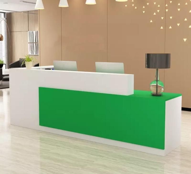 Hl-030 2021 Top Quality Mix Color Salon Reception Table Consult Table for Sale Cashier Desk Check-out Counter Checkstand