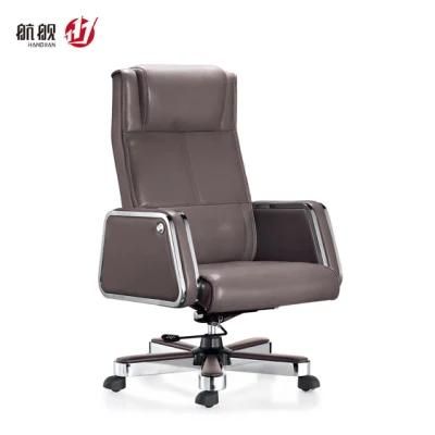 High End Luxury High Back Executive Boss Leather Reclining Office Chair