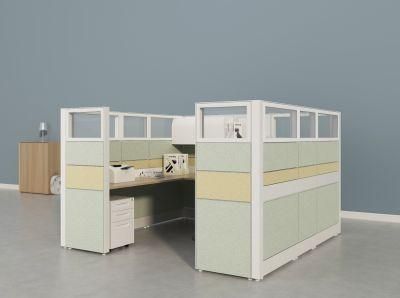 High Class Partition Cubicle Workstation Design Fabric Table High Quality Office Partition