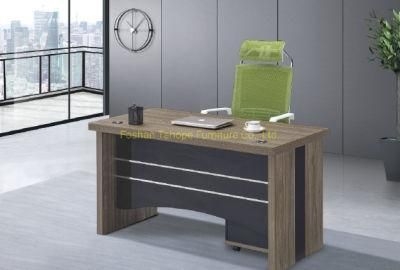 Staff Use Melamine Wooden Office Work Table with Pedestal