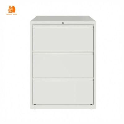 Steel Office Use File Cabinet 3 Drawer Metal Cabinet