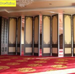 Office Room Division Wooden Soundproof Movable Sliding Folding Partition