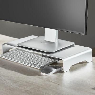Wholesale Aluminum Laptop &amp; Monitor Riser with 4 USB Ports