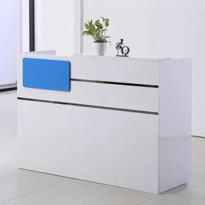 Hl-032 2021 Top Quality Mix Color Salon Reception Table Consult Table for Sale Cashier Desk Check-out Counter Checkstand