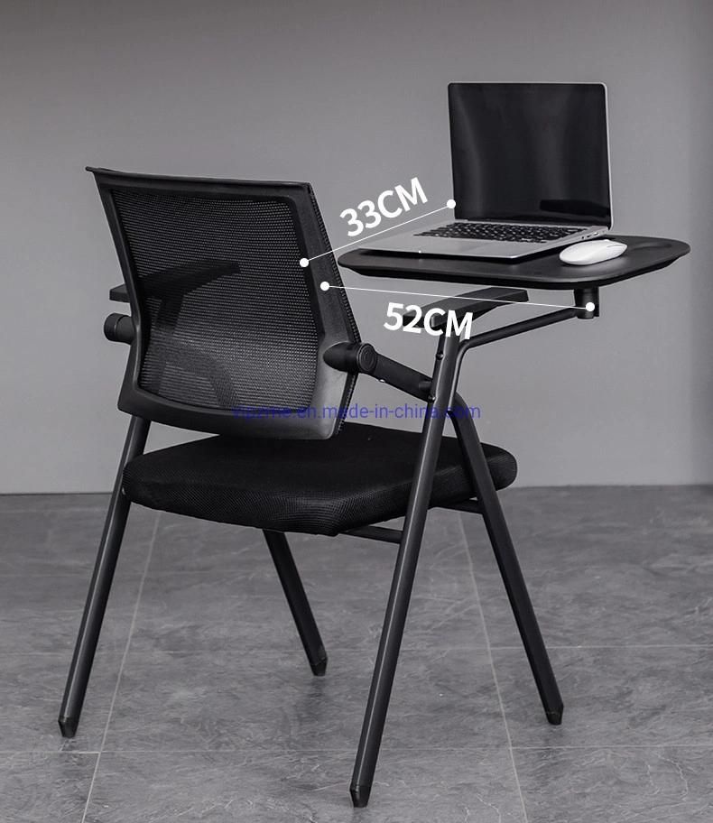 Excellent Folding Training School Chair with Tables Attached Writing Board