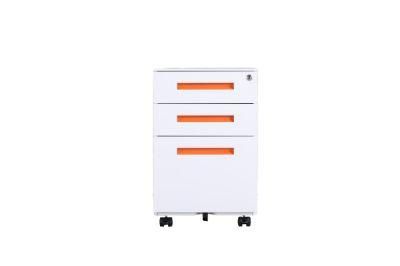 New Fashion Under Desk Used 3-Drawer Steel Cabinet