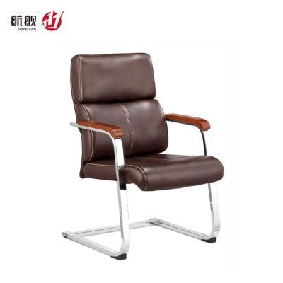 Visitor Leather Chair Ergonomic MID Back Waiting Chair