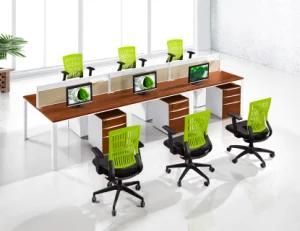 6 Seats Straight Office Workstation Desk with Alumium Frame