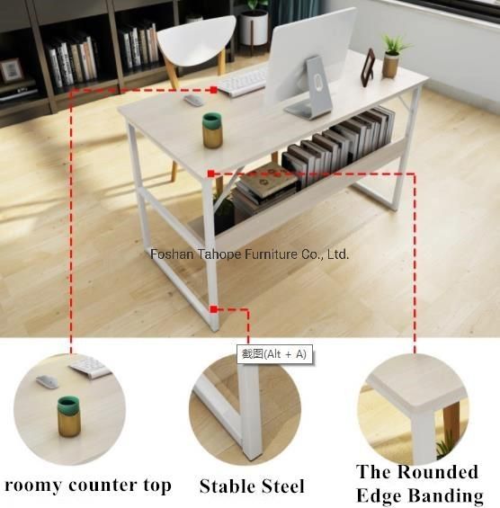 China Wholesale New Design Modern MDF Top Wooden Color Table for Home Office