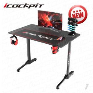 Icockpit New Design E-Sports Racing Table Laptop Computer Table Stand Gaming Desk New Modern Desk for Gamer