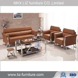 Classical Design Leather Fabric Office Sofa Set (Y347)