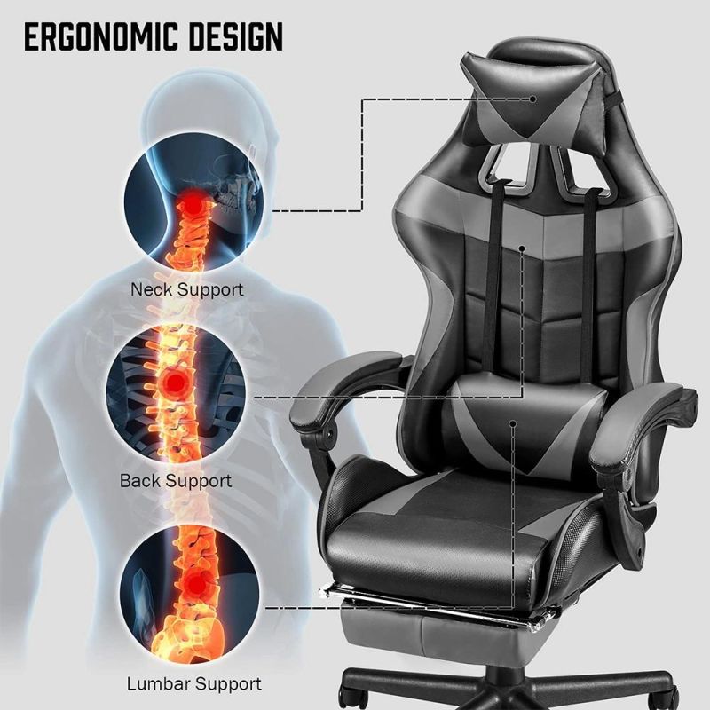 Blue Cheap Good Quality Gaming Chair Racing Chair