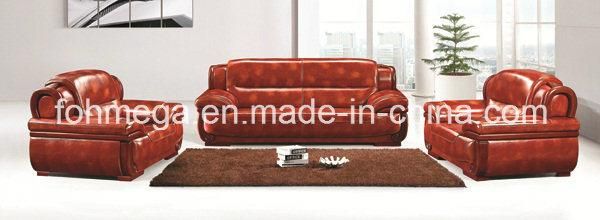 Modern Leather Waiting Room Sofa (FOH-9802)