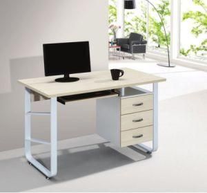 New Design Laptop Desk Computer Desk Office Table MDF with Kd Metal Tube Good Home Office Furniture for Study Desk Student Table 2019