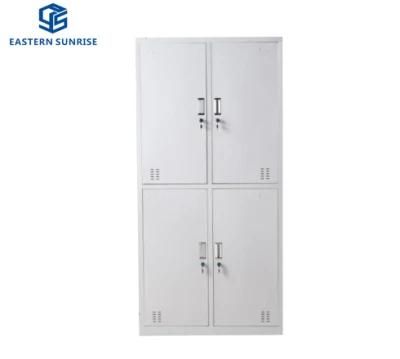 Modern Furniture 4-Door Metal Storage Cabinet for Office/School