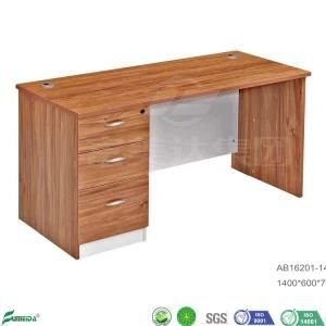Luxury Modern Single Solid Wood MFC Panel Office Furniture Executive Wood Table Manager Desk