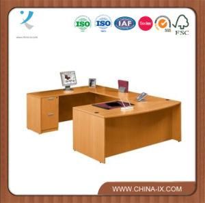 Contemporary Bow Front U-Desk