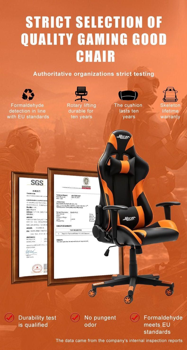High Quality Wholesale Can Be Customized Adjustable Height Rotating Racing Gaming Chair