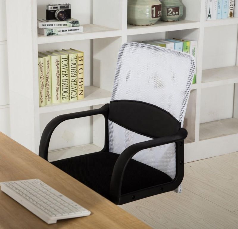 White Mesh Low Back Office Chair