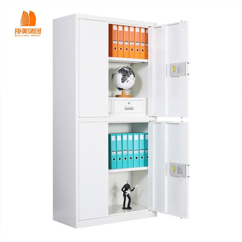 Steel Security File Cabinet with Double Doors and Multilayer Partitions