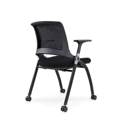 Wholesale Office Furniture Plastic Metal Frame Folded Study Chair Training Chair