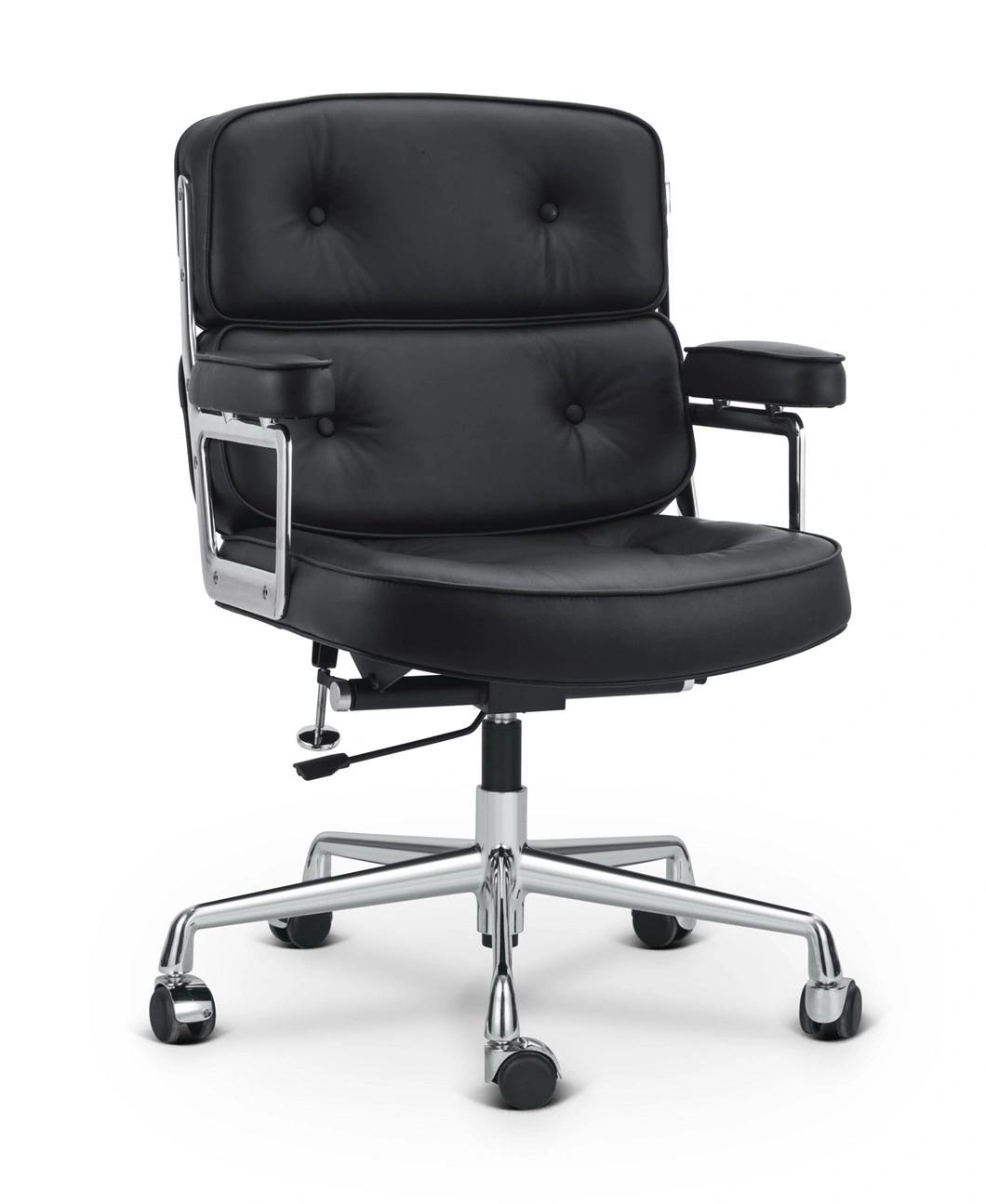 Middle Back PU Adjustable Ergonomic Tilting Boss Executive Manager Home Office Swivel Office Chair