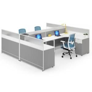 Factory Wholesale 2 4 Person Modular Wooden Workstation Office Furniture