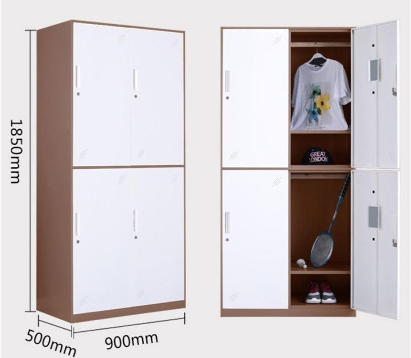 Four Doors Office Storage Steel Locker/Metal Cabinet