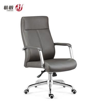 Office Chair Rolling MID Back Leather Executive Desk Task Computer Chair