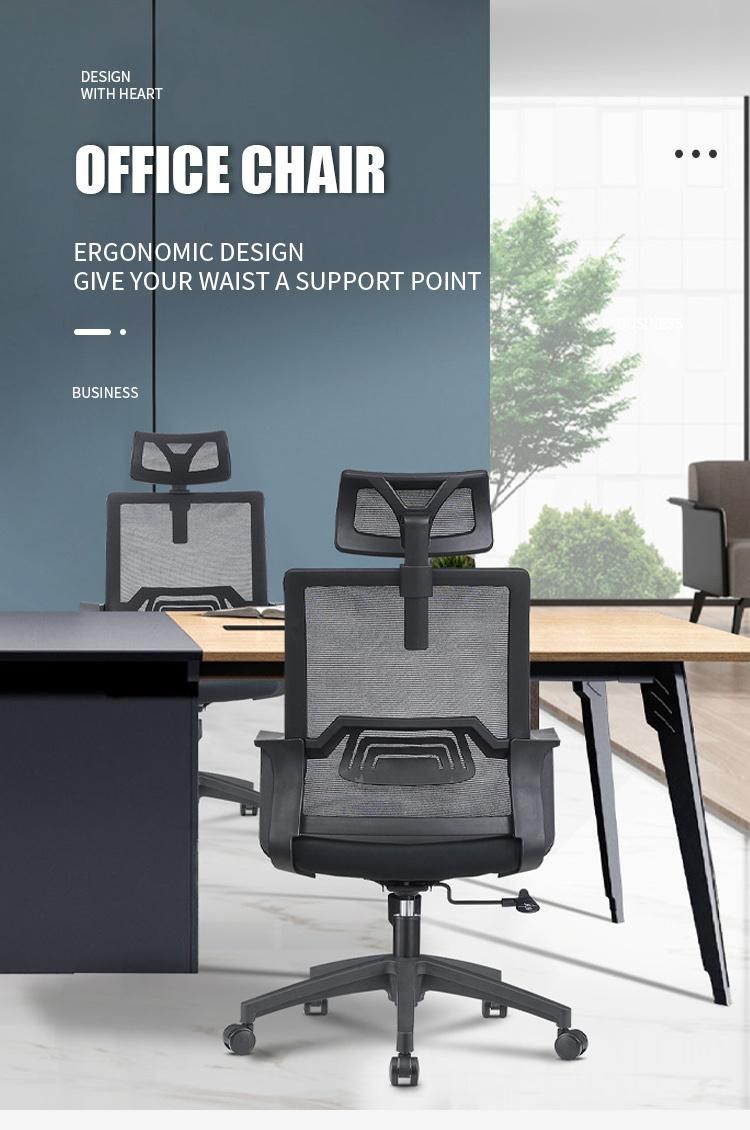 BIFMA Wholesale Mesh Swivel with Armrest Cheap Price Ergonomic Computer Office Chair