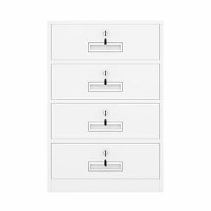 Multifunctional 3 Drawer Pedestal Steel File Cabinet Without Door