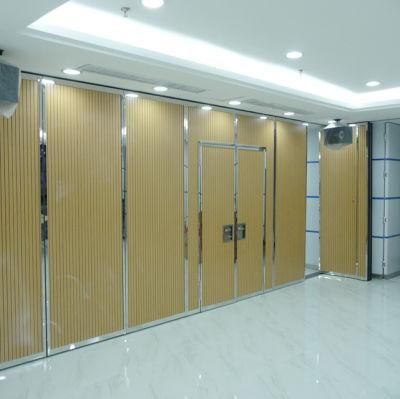 Banquet Hall Movable Folding Room Partitions Soundproof Acoustic Mobile Room Dividers System