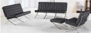Affordable Sustainable Modern Reception Area Seating Metal Leg Sofa