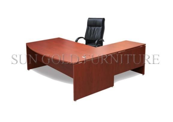 High Quality Melamine L Shape Office Desk Executive Computer Table (SZ-OD141)