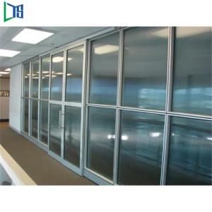 Clear Living Room Glass Office Partitions Aluminium Partition Wall for Commercial