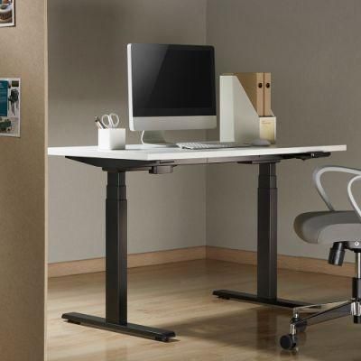 Modern Office Furniture 3-Stage Dual Motors Electric Height Adjustable Computer Sit Stand Desk