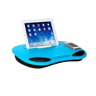 Low MOQ Multi Function Adjustable Portable Smart HIPS Laptop Stand Bedside Tray Computer Lap Table Stand with Mouse Pad