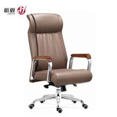 Luxury Office Furniture Leather Swivel Chair Ergonomic Rotating Manager Chair