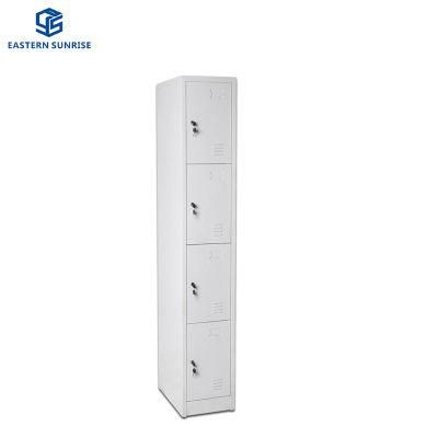 4 Tier Locker Metal Storage Cabinet Use for School/Office