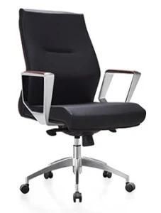 Foshan Furniture Leather Office Chair with Aluminium Base