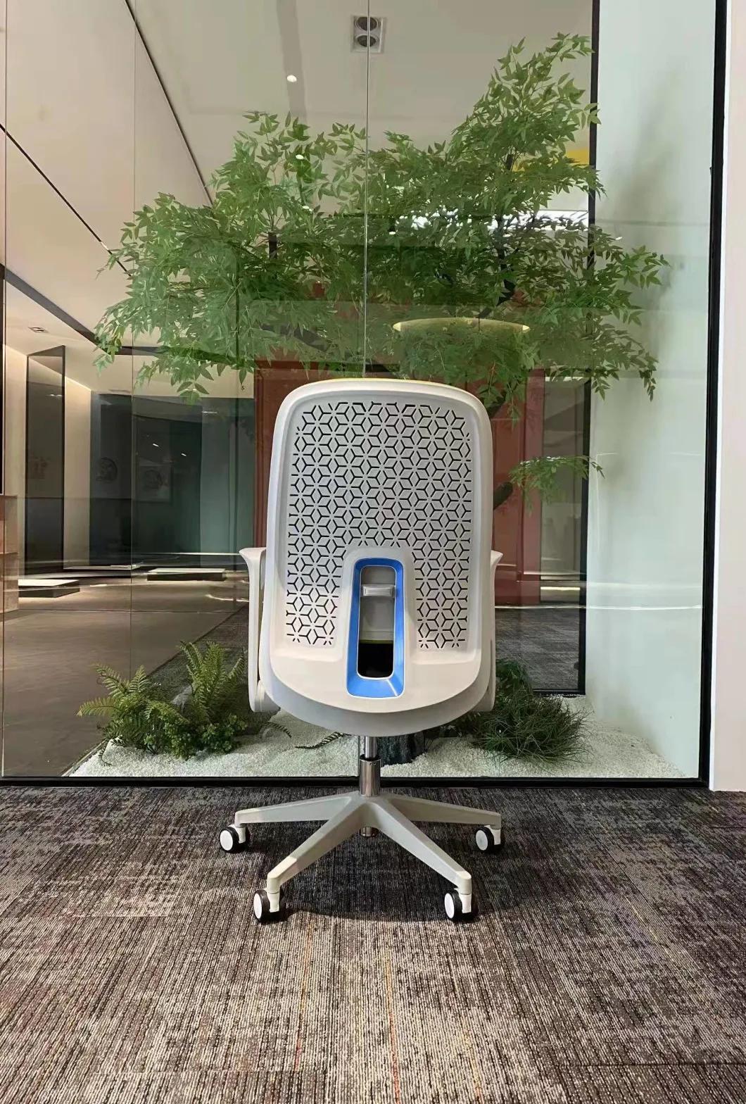 2022 Brand New Middle Revolving Foldable Armrest Office Mesh Chair in Stock Workstation