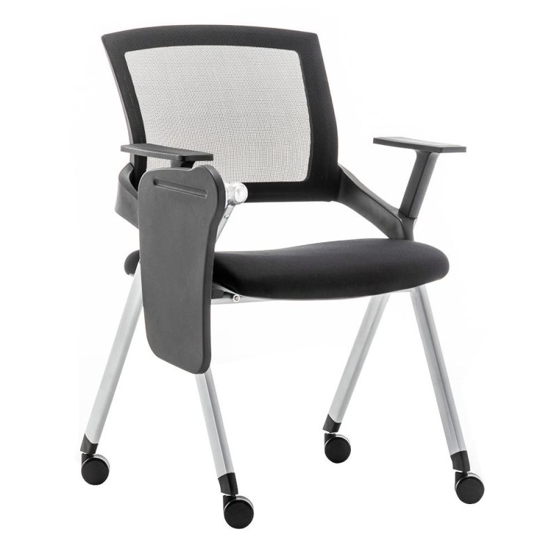 2022 Cheap Mesh Office Chairs Without Arms Revolving Guest Waiting Chairs Meeting Room Conference Chairs for Office