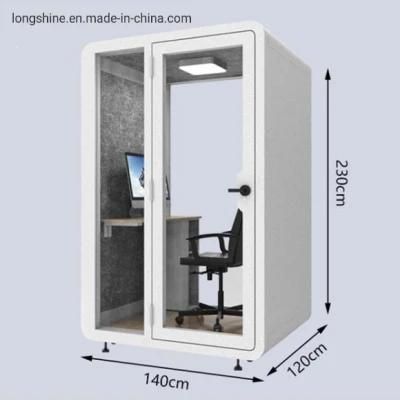 Top Quality Fashion Mini Soundproof Mobile Privacy Pods Office Isolation Room