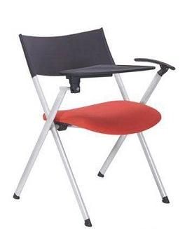 Plastic Folding Soft Seat Training Visitor Office Chair Meeting Examination Student Study Journalist Event Flap Chair